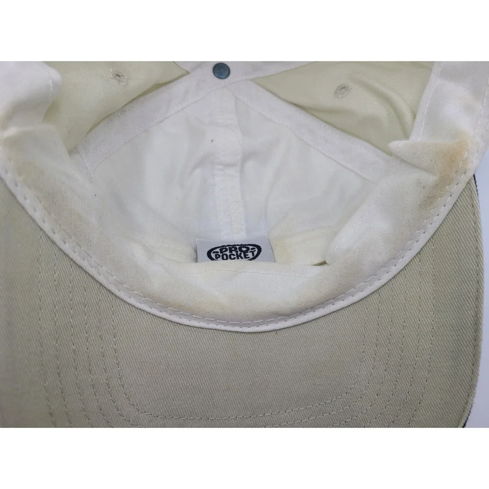 Hooters‎ Pro Pocket Adjustable Hat Cap Restaurant Baseball Dad Men Women Beige